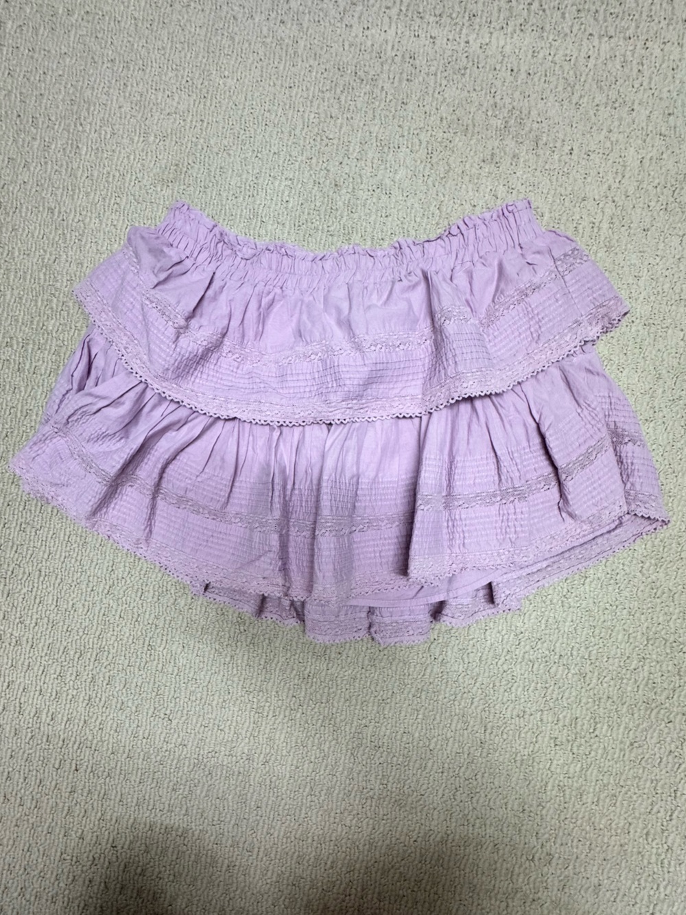 LoveShackFancy Ruffle Mini Skirt - Picture 4 of 8